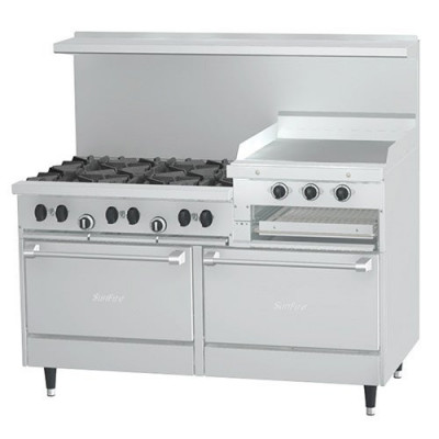 Garland Sunfire X60-6R24RR Economy Gas Commercial Range