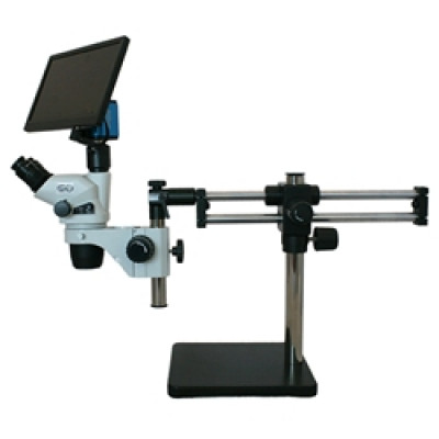 High Resolution Stereo Zoom Ball Bearing HD Digital Microscope