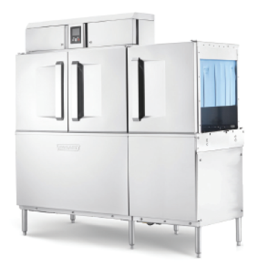 Hobart CL66-BAS+BUILDUP High Temperature Rack Conveyor Dishwasher