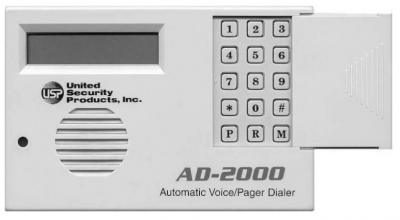 United Security Products IDS AD-2000 Auto Dial Alarm System