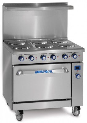 Imperial MP36DBBB 6 Burner Gas Range