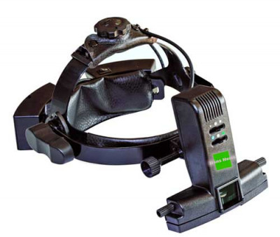 Indirect Ophthalmoscope Hans Heiss W/Carring Case Wireless & LED Light HIO-8007