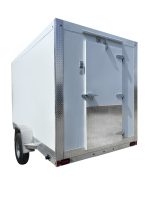 JBCC 708 - 8' Commercial Cooler / Freezer Trailer 120V 20-AMP