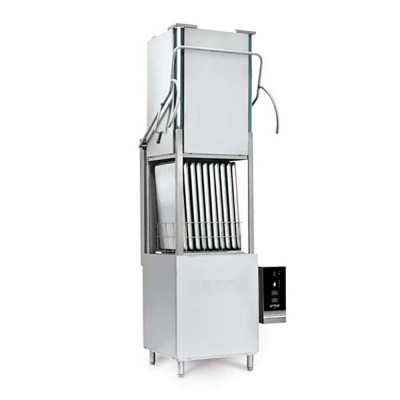 Jet Tech 747HH Door-Type Dishwasher Deluxe High Hood Warewasher, High Temp, 30 Racks/Hour