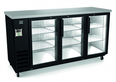 Kelvinator 738274 Glass 3-Door Back Bar Refrigerator
