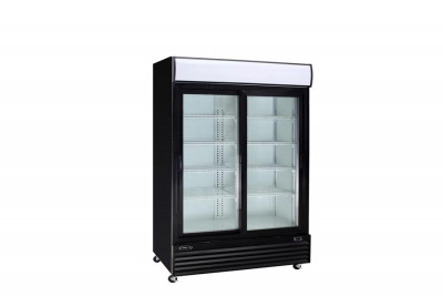 Kool-IT 2 Glass Door Cooler Merchandiser 50 Cu Ft KSM-50