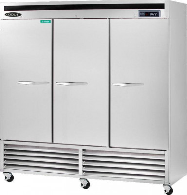Kool-IT 3 Door Refrigerator 72 Cu Ft Bottom Compressor KBSR-3