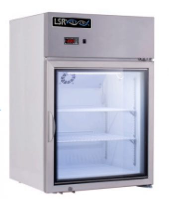 LSRE-UCR-4 | 4 cu.ft Glass Door Under Counter Lab Refrigerator  (2C to 8C)