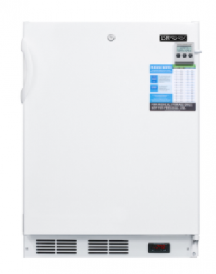 LSRP-F-3.5 | Undercounter 3.5 cu.ft Solid Door ADA Compliant Laboratory Freezer (-12C to -23C)