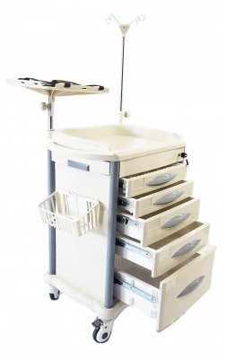Medical Supplies & Equipment Company MS3C-110CR Crash Cart