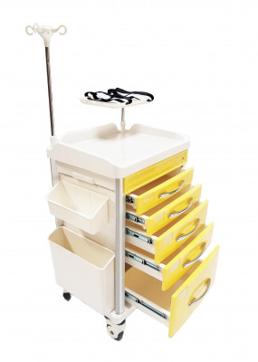 Medical Supplies & Equipment Company MS3C-550IC Crash/Isolation Cart