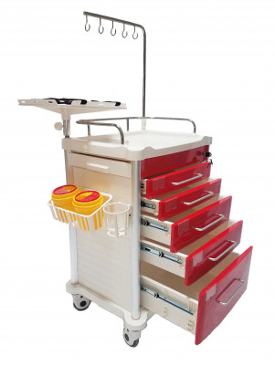 Medical Supplies & Equipment Company MS3C-590CR Crash Cart