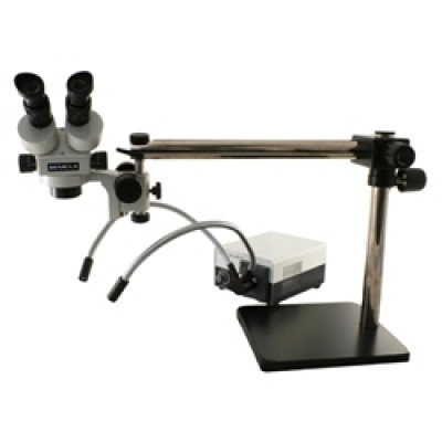 Meiji EMZ5 Stereo Zoom Microscope on Boom Stand