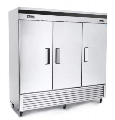 Migali C-3RB-HC 3 Solid Door Restaurant Refrigerator