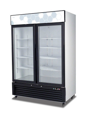Migali C-49RM-HC Glass Door Merchandiser Refrigerator
