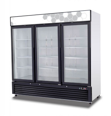Migali C-72FM 3 Door Freezer Merchandiser