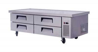 Migali C-CB72-76-HC 4 Drawers Chef Base