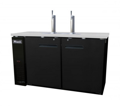 Migali C-DD60-2-HC 2 Door Kegerator
