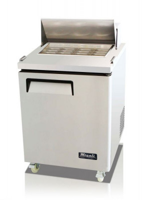 Migali C-SP27-12BT-HC 1 Door Sandwich Prep Table