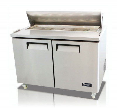 Migali C-SP48-12-HC Standard Top Sandwich Prep Table (12 cu ft)