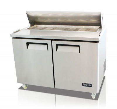 Migali C-SP48-18BT-HC 2 Door Sandwich Prep Table