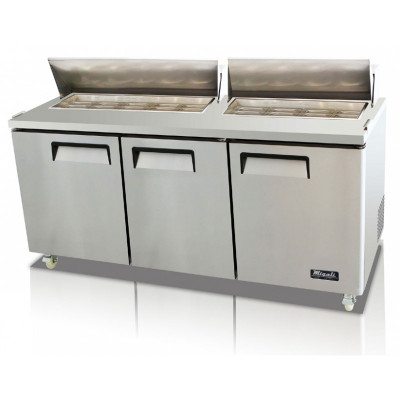 Migali C-SP72-30BT-HC Big Top Sandwich Prep Table