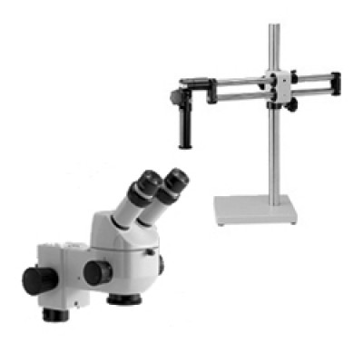 Motic K-500 Stereo Microscope on Ball Bearing Boom Stand