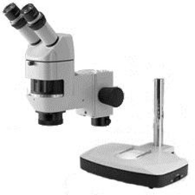 Motic K-700 Stereo Zoom Microscope on Lighted Post Stand
