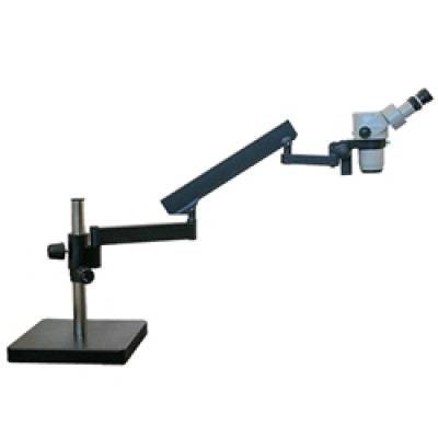 Motic SMZ-168 Stereo Zoom Microscope on Articulated Arm
