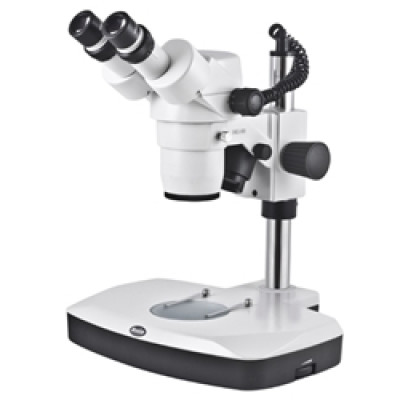Motic SMZ-168 Stereo Zoom Microscope on Lighted Post Stand