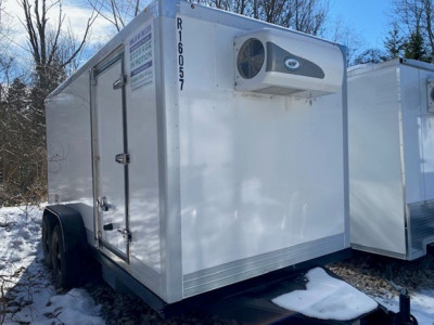 NEW 7′ X 16′ Cooler or Freezer Heavy Duty Trailer (Seamless)