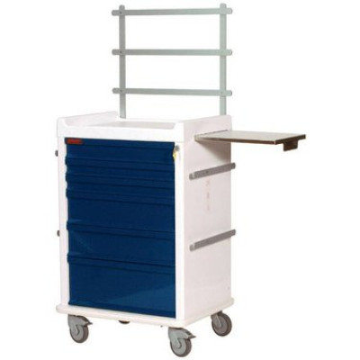 Newmatic Medical MRI Cart with Anesthesia Package Standard 7-Drawer