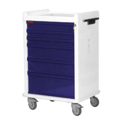 Newmatic Medical Standard MRI Cart 6-Drawer with Key & Lock