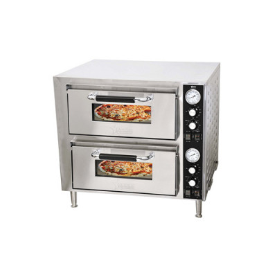 Omcan 39580 Double Chamber Commercial Pizza Oven