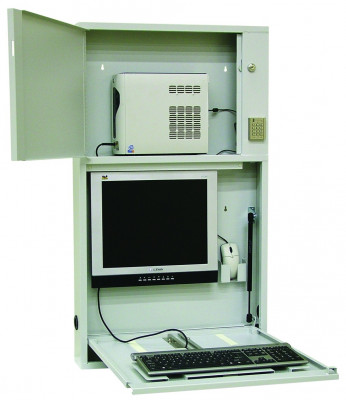 Omnimed 291557 Informatics Work Center W/ Programmable Electronic Lock