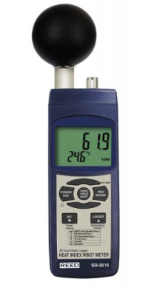 REED SD-2010 SD Series WBGT Heat Stress Meter, Datalogger