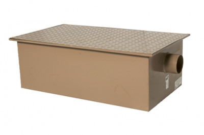 Rockford RP 150 Grease Trap (300 lbs capacity 150 GPM w 4 Inlet)