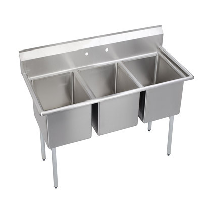 3 Compartment Sink (46 x 22) w legs
