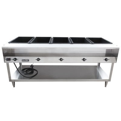 5 Well Electric Steam Table (208 volt / 30 amp / cut)