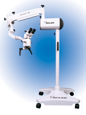 Seiler IQ Floor Model w/ LED Illumination Dental Surgical Microscope + 0-220 inclinable head
