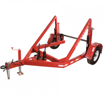 Trailer, Single Reel Adjustable Lift