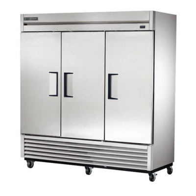 True T72 3 Door Stainless Steel Refrigerator