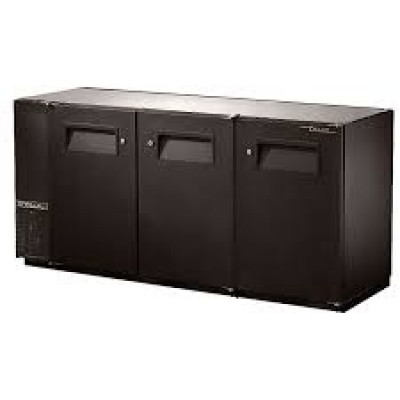 True TBB-24GAL-72-HC 3-Door Back Bar Commercial Refrigerator