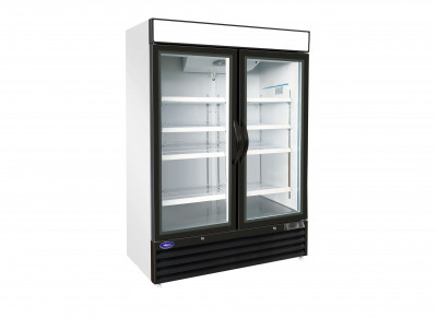 Valpro VP2F-48HC 2-Swing Door Glass Merchandiser Freezer