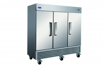 Valpro VP3FDV-HC 3-Door Stainless Steel Reach-In Freezer