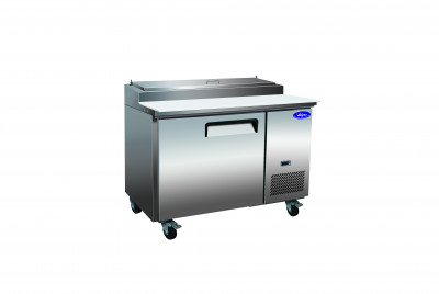 Valpro VPP47-HC 1-Door Stainless Steel Refrigerated Pizza Preparation Table