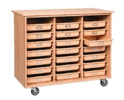 Ward's Mobile Tote Tray Cart