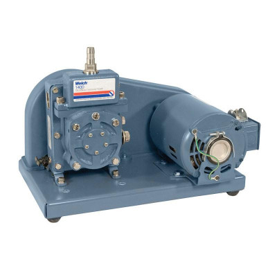 Welch Vacuum/Pressure Pump with Plate and Belt Guard