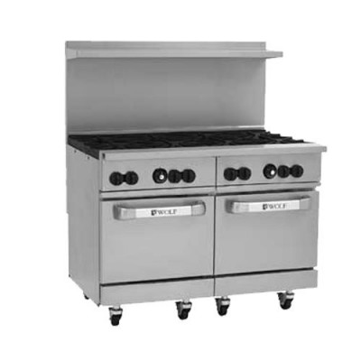 Wolf C48SS8B Challenger XL Gas Commercial Range