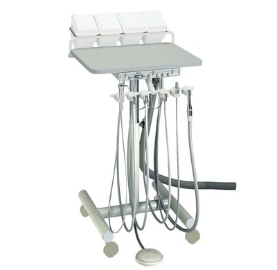 BDS Beaverstate A-4150 3 Handpiece Automatic Doctor's Cart w/Vacuum (Straight Tubing)